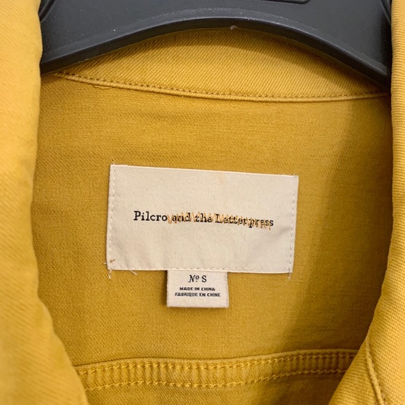 Pilcro and the letterpress yellow denim jacket - Picture 5 of 13
